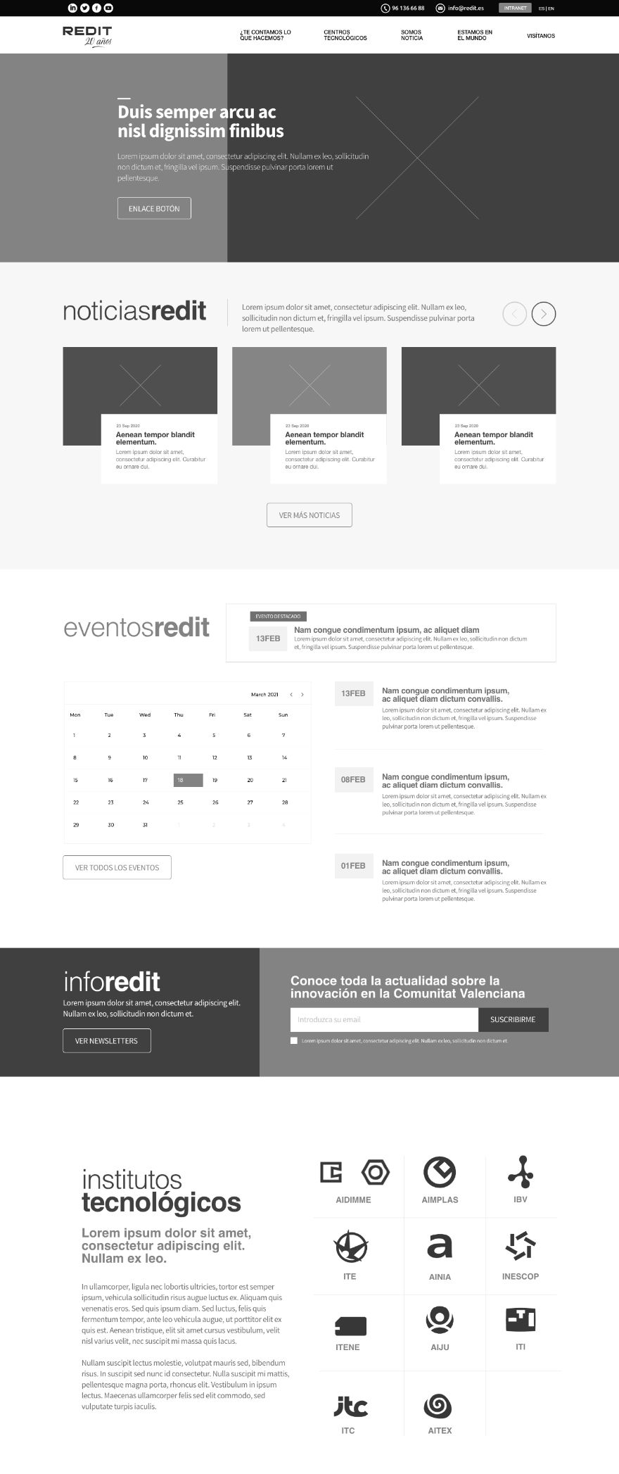 wireframes redit